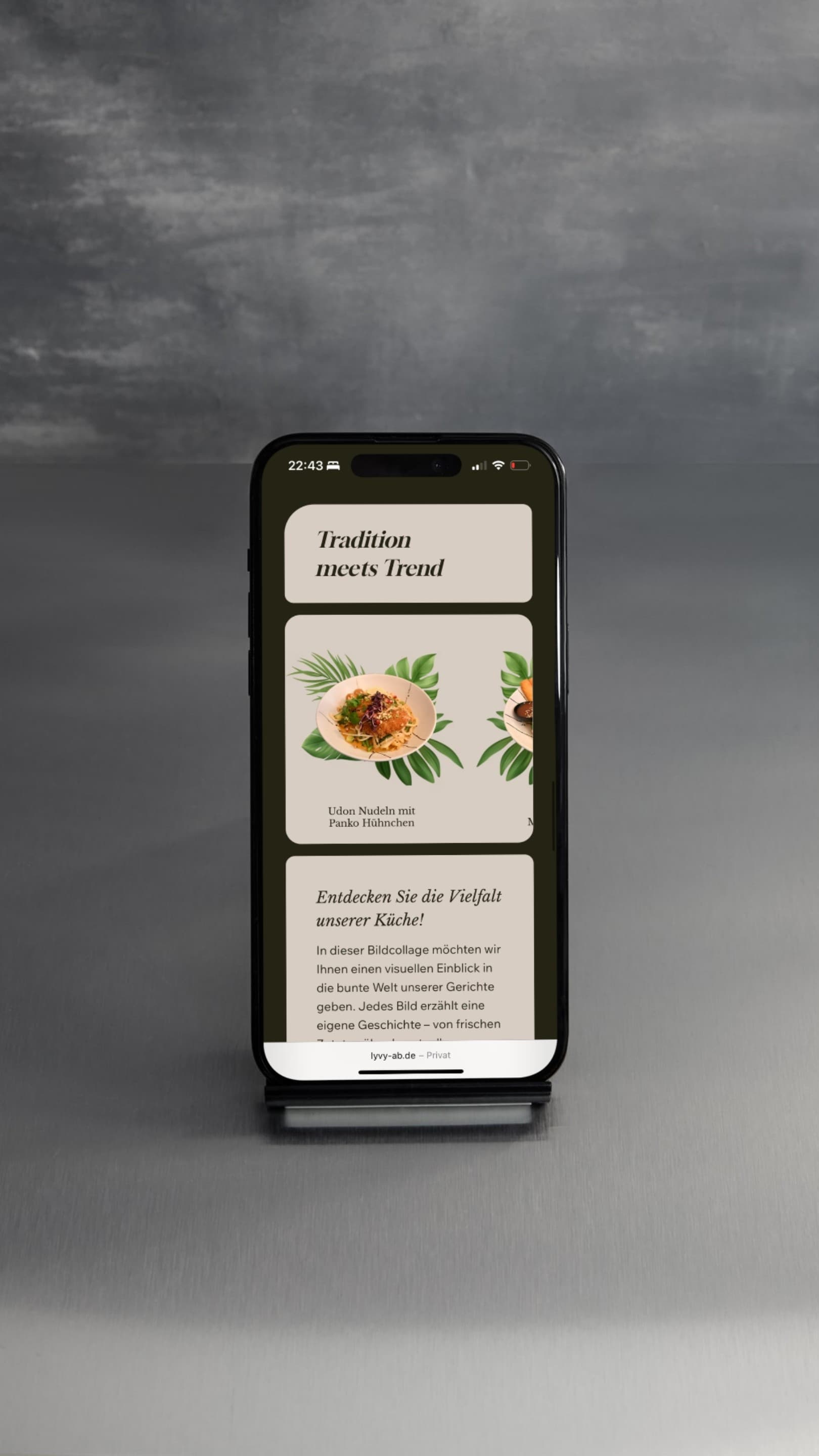 Lyvy mobile Website